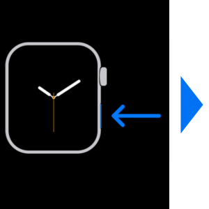Apple Watchのサイドボタン長押し