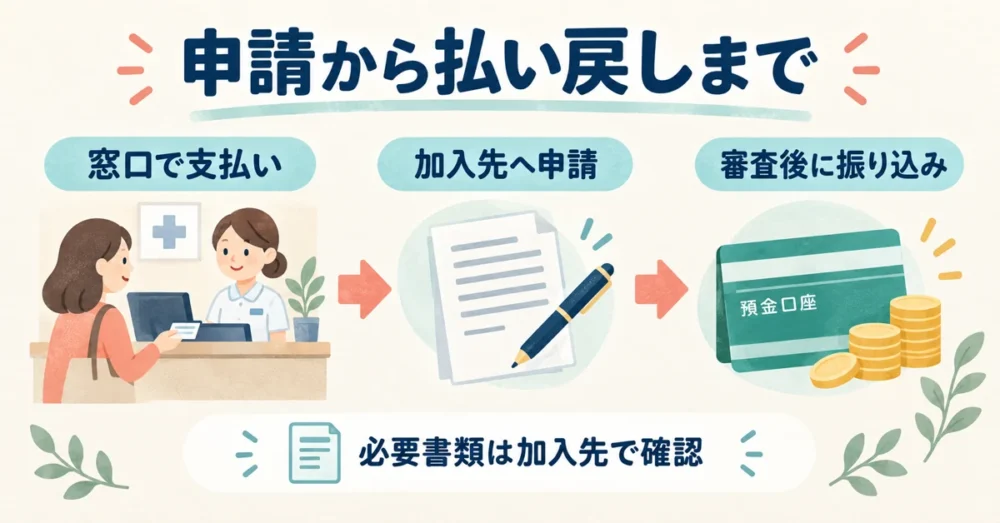 高額療養費の申請から払い戻しまでの3ステップ