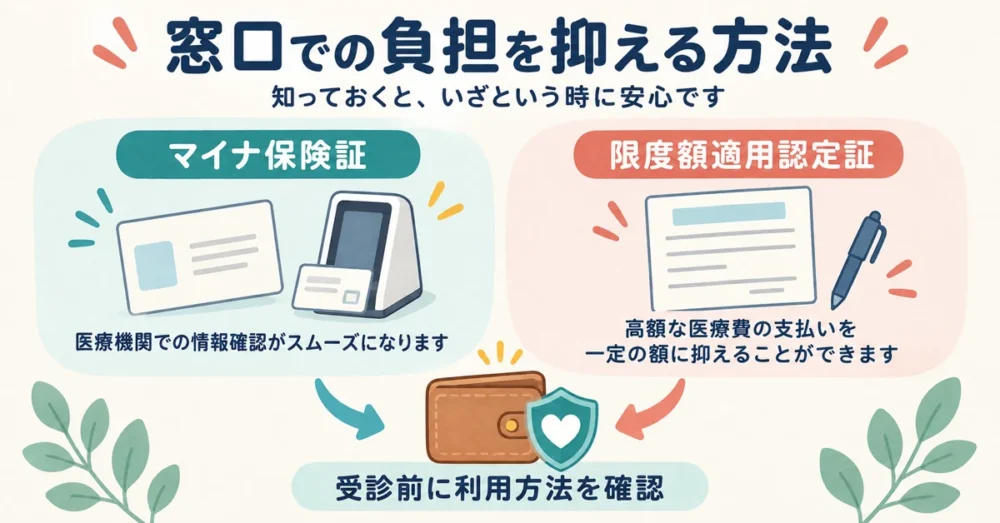 マイナ保険証と限度額適用認定証で窓口負担を抑える方法