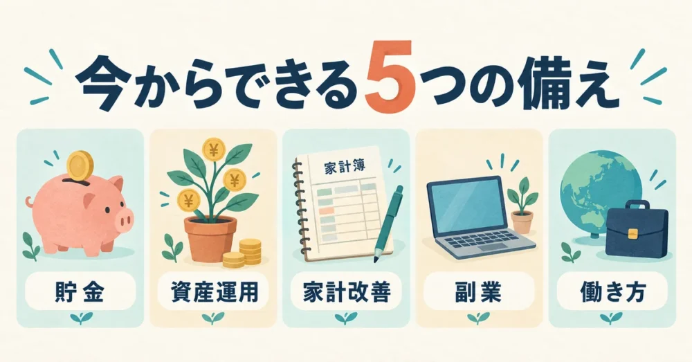 今からできる5つの備え