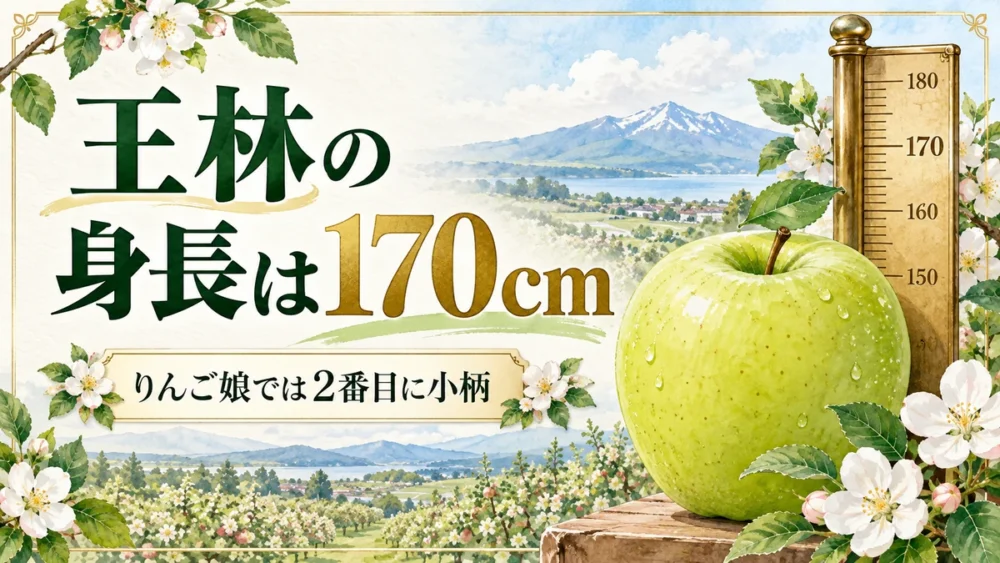 王林の身長は170cm
