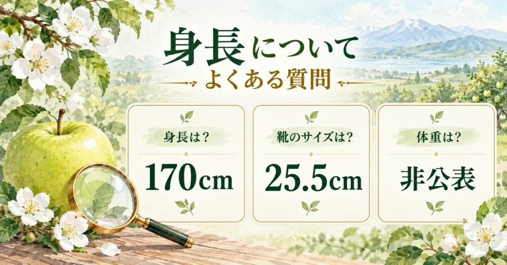王林の身長や靴のサイズについての質問と回答