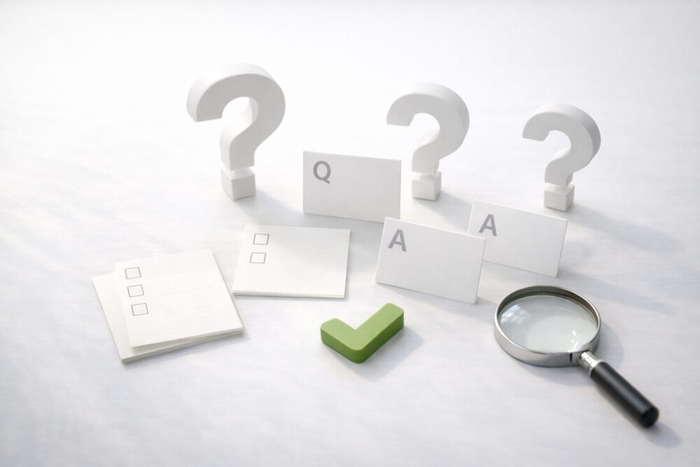 飯島直子の息子説と前田亘輝との関係をQ&Aで整理するイメージ（疑問符とチェック）