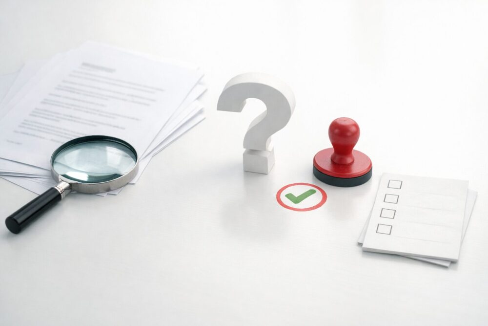 木戸大聖の父親情報を一次情報ベースで検証するイメージ(虫眼鏡とチェック)