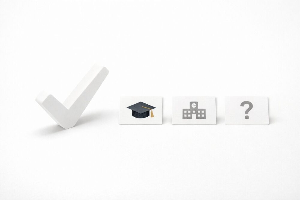 森香澄の学歴の結論（大学・高校・中学の公表状況）を示すイメージ