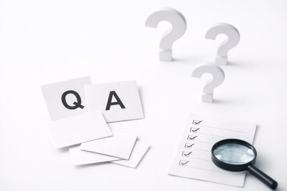 野内まるのFAQ(年齢・身長・大学などの疑問)をイメージしたQ&Aビジュアル(文字なし)