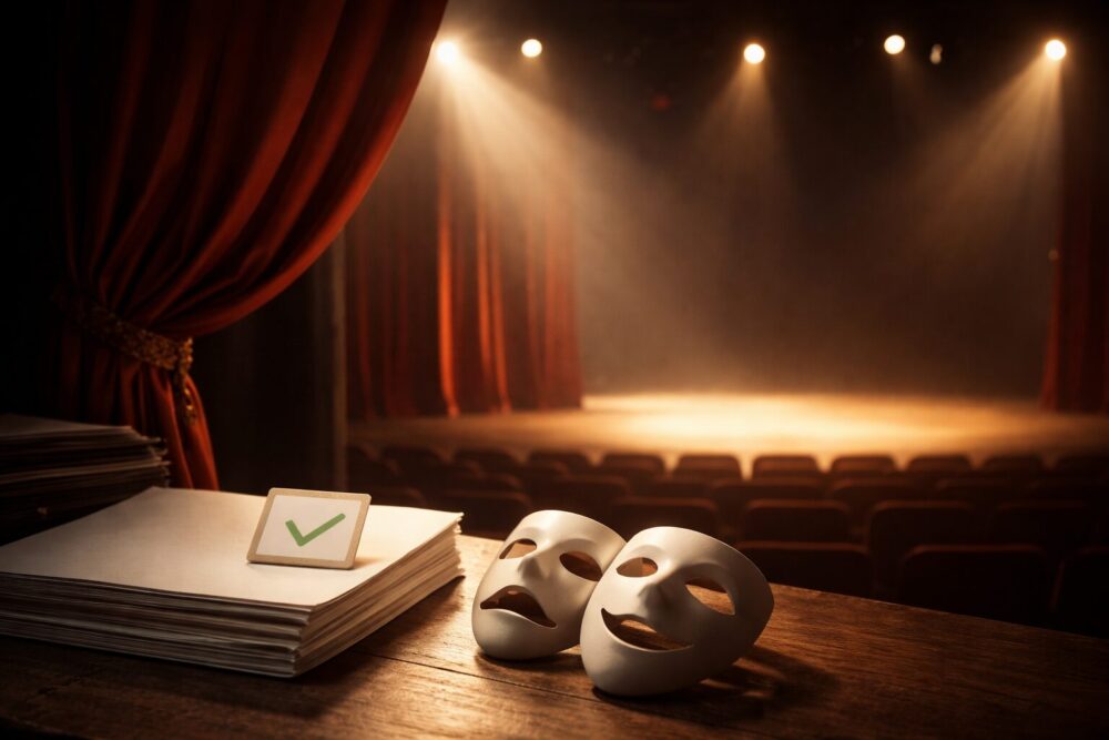 オンシアター自由劇場と吉田日出子の舞台史を示す劇場イメージ