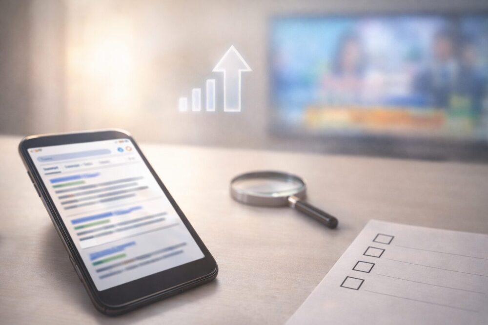 「猿田佐世 結婚」「猿田佐世 夫」が検索される背景（検索と露出増）のイメージ