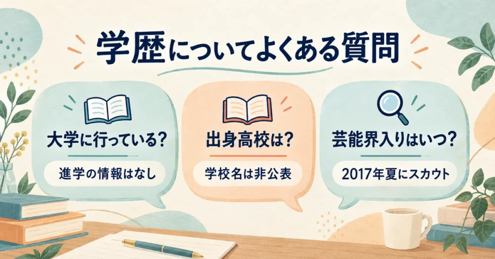 出口夏希の大学や高校についてよくある疑問を整理