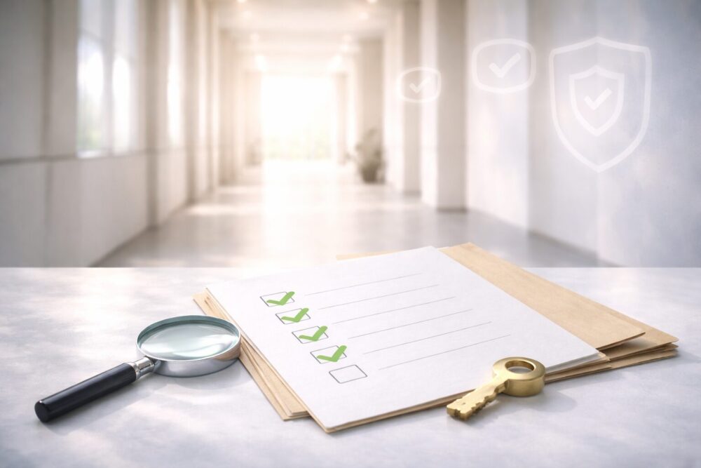 出口夏希の国籍と中国ルーツを検証して結論へまとめるイメージ(回廊とチェック)