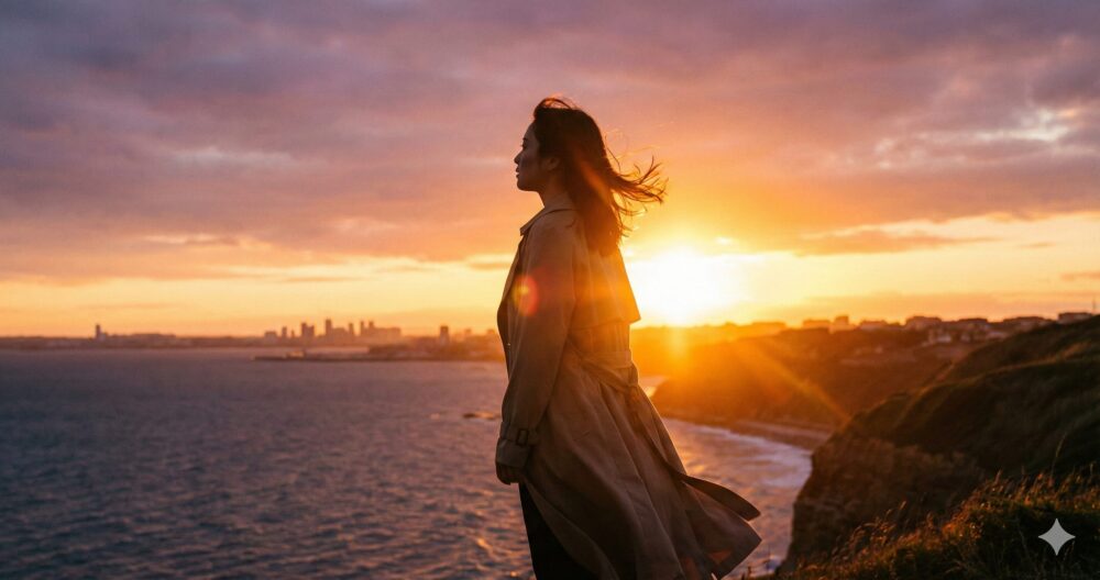 今後の活躍が期待される次世代ヒロイン・白宮みずほのドラマチックな立ち姿