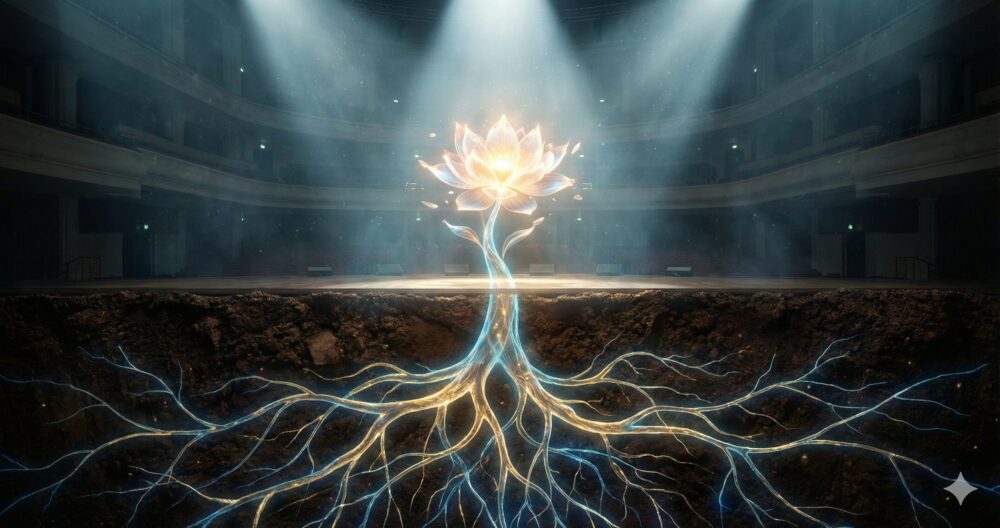 宮崎の実家と家族という深いルーツから開花した、表現者・髙石あかりの輝かしい未来を象徴するイメージ。