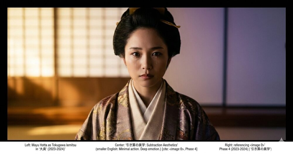 演技哲学第4期:ドラマ「大奥」徳川家光役の堀田真由。最小限の表情で深い感情を伝える「引き算の美学」と、座長としての責任を背負う。