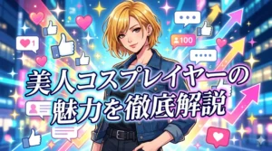 話題の美人コスプレイヤーの魅力を徹底解説するブログ記事のアイキャッチ画像