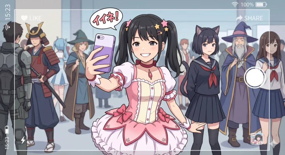 SNSで活動する人気美人コスプレイヤーのプロフィールイメージ