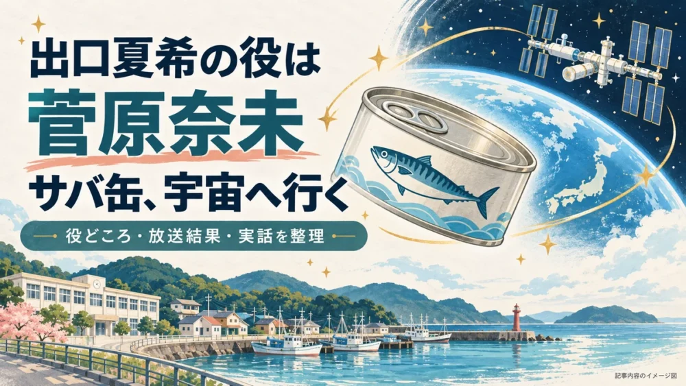 出口夏希の菅原奈未役とサバ缶の実話