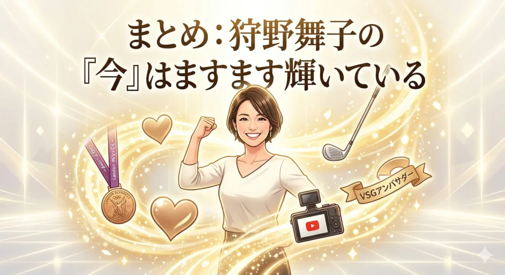 狩野舞子のまとめ:充実した現在、挑戦し続ける不屈の精神、憧れのロールモデル