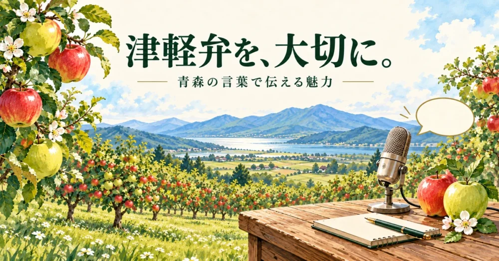 王林が大切にする津軽弁と青森のりんご園