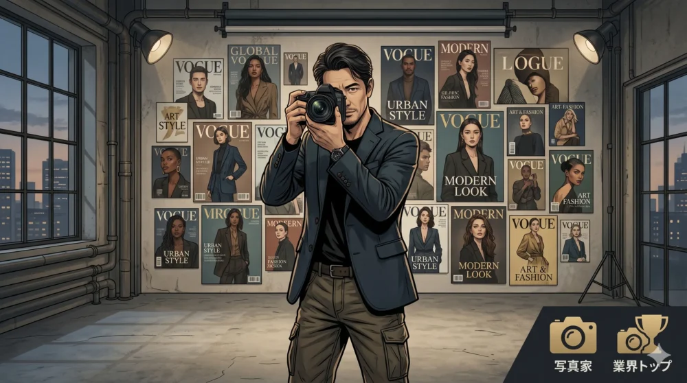 CM撮影現場での多部未華子と熊田貴樹のドラマチックな出会いを描いたイラスト。