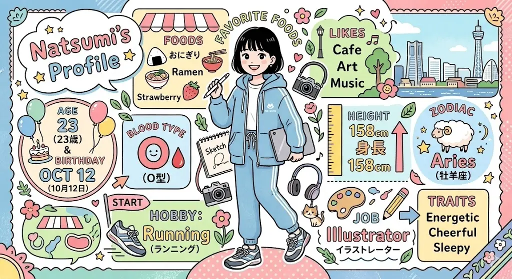 あのちゃん(ano)の基本プロフィール一覧のイラスト図解