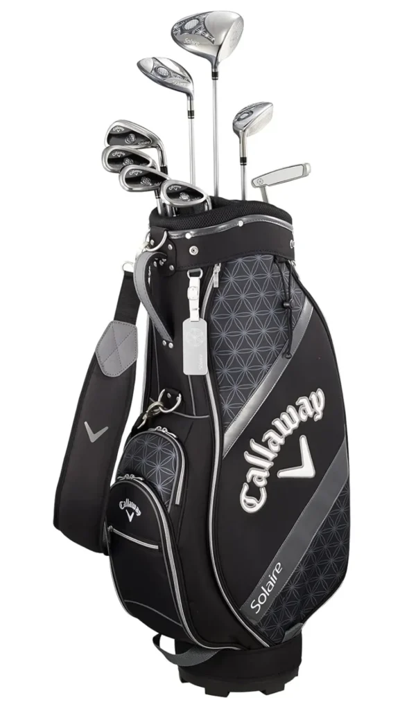 キャロウェイ (Callaway) クラブセット レディース SOLAIRE (8本セット, キャディバック, ヘッドカバー 付き)の画像