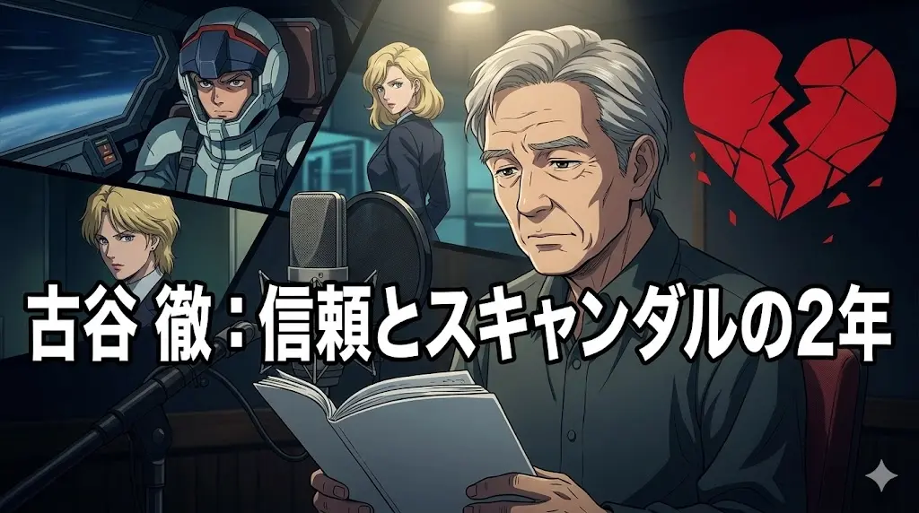 古谷徹：憲法朗読への批判、不倫スキャンダル、そして2026年の近況を追ったまとめ記事のアイキャッチ画像