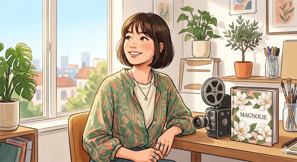 映画主演やフォトブック「MAGNOLIE」発売など今後の活躍を期待させるイラスト