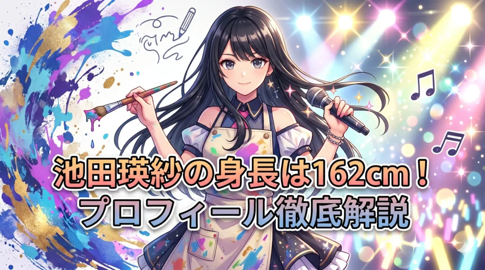 池田瑛紗の身長162cm更新と東京藝大アイドルとしての魅力を解説したブログ記事アイキャッチ画像