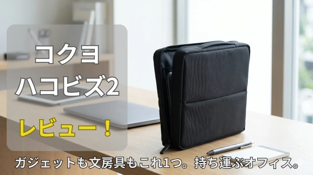 コクヨ ハコビズ2 スタンドツールポーチ レビュー