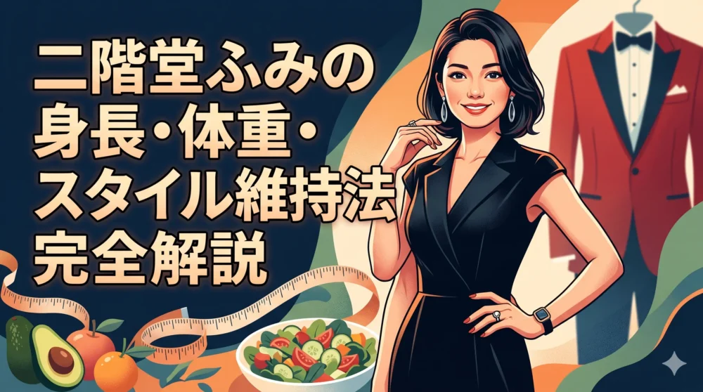 二階堂ふみの身長サバ読み検証・体重・ダイエット法を詳しく解説したブログ記事のアイキャッチ画像。