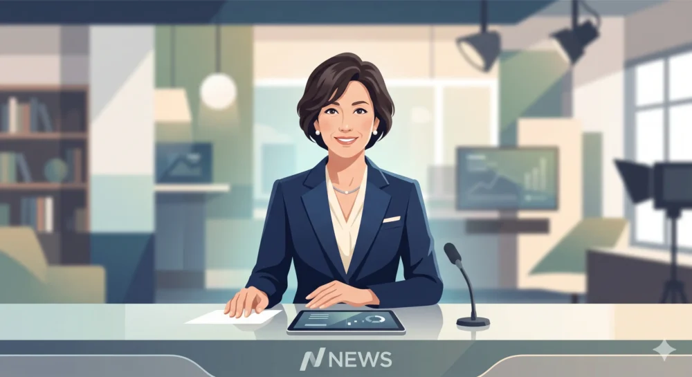 profile-illustration.jpg	膳場貴子のプロフィールをイメージした知的な女性アナウンサーのイラスト