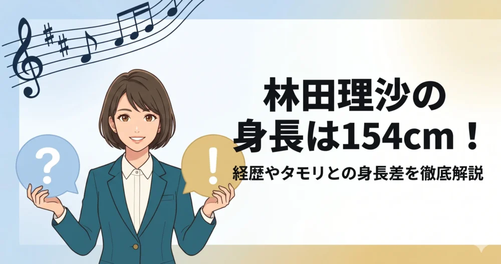 林田理沙アナに関するよくある質問に答えるQ&Aコーナーのイラスト