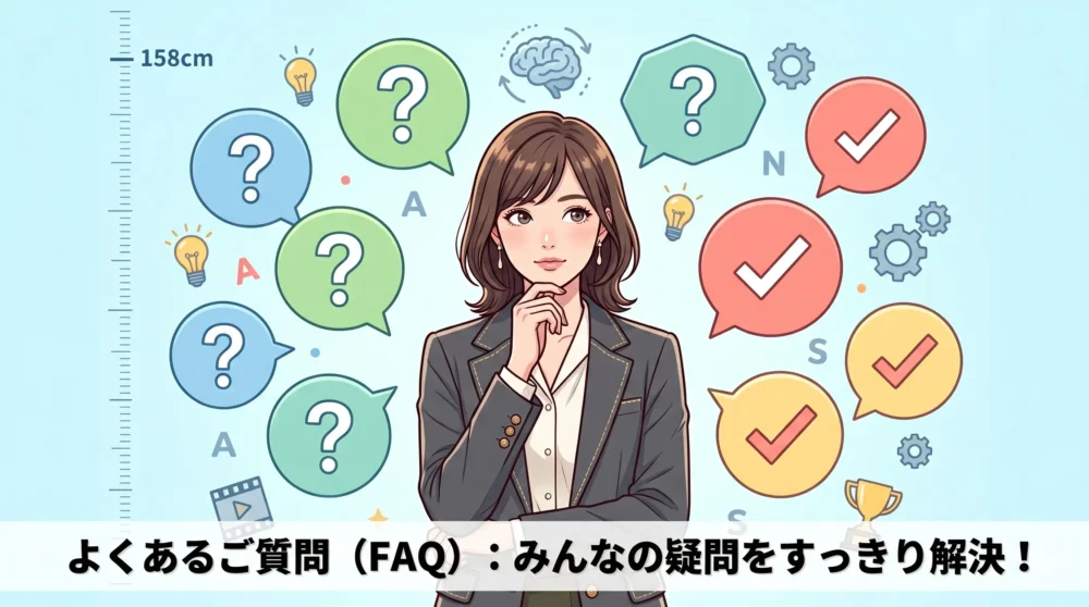 井上真央の身長やプロフィールに関するよくある質問(FAQ)のイメージイラスト
