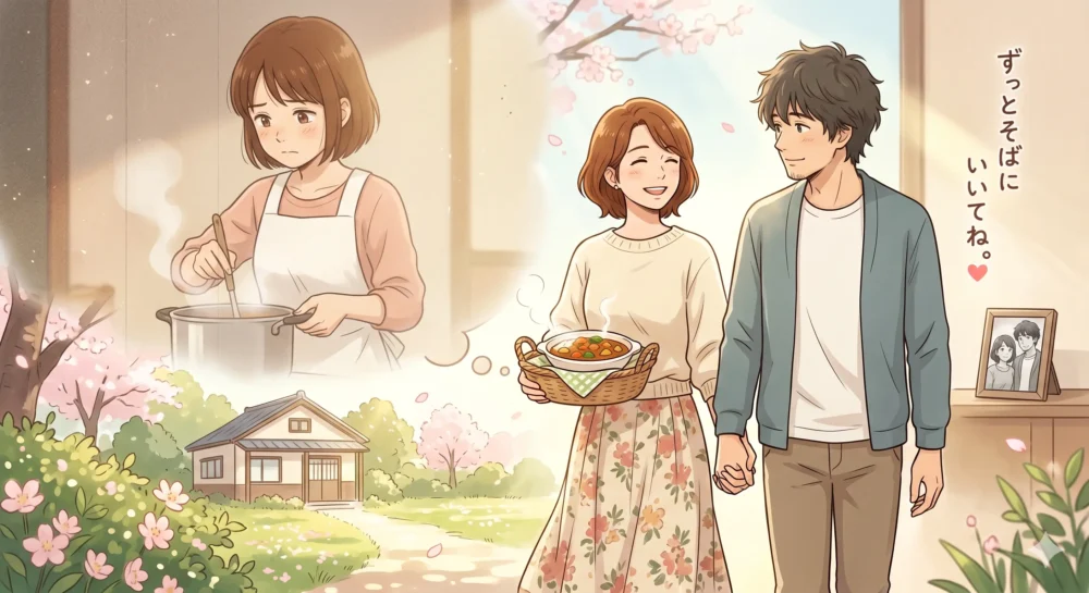 ソニン「カレーライスの女」のアンサーソング「ずっとそばにいてね。」、つんく♂との17年ぶりの再タッグ、18年後の主人公の成長をイラストで表現。