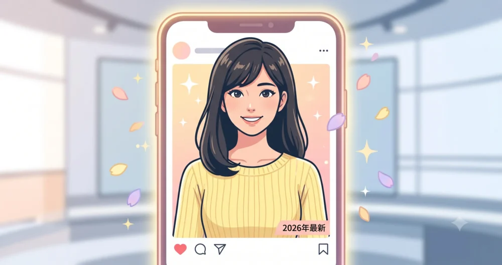 SNSで春らしい黄色の衣装が話題になった、2026年最新の上野愛奈さんの活動をイメージしたイラスト