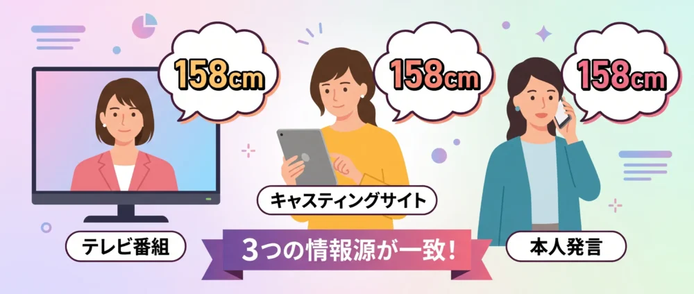 身長158cmのインフルエンサー型モデルの活動スタイルとSNS発信のイラスト