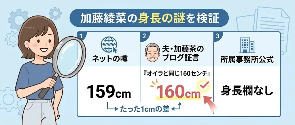 159cmと160cmの出どころを比べた検証チャート