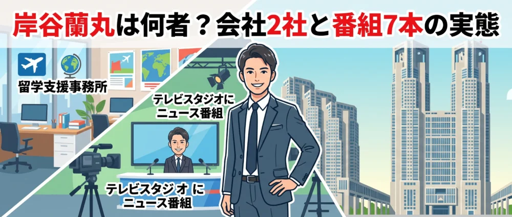テレビ1本ウェブ5本ラジオ1本の出演番組一覧図