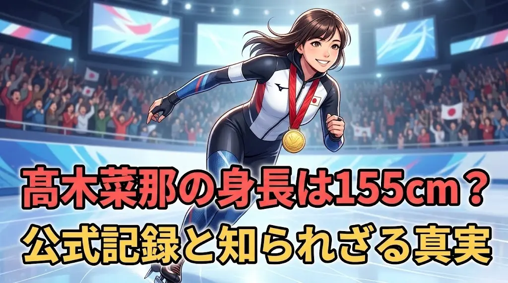 髙木菜那の身長155cmの真相と公式記録の根拠を検証するブログアイキャッチ画像
