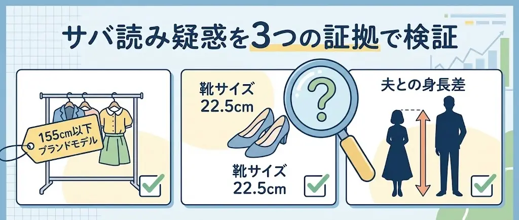 サバ読み疑惑を3つの証拠で検証した図解イラスト