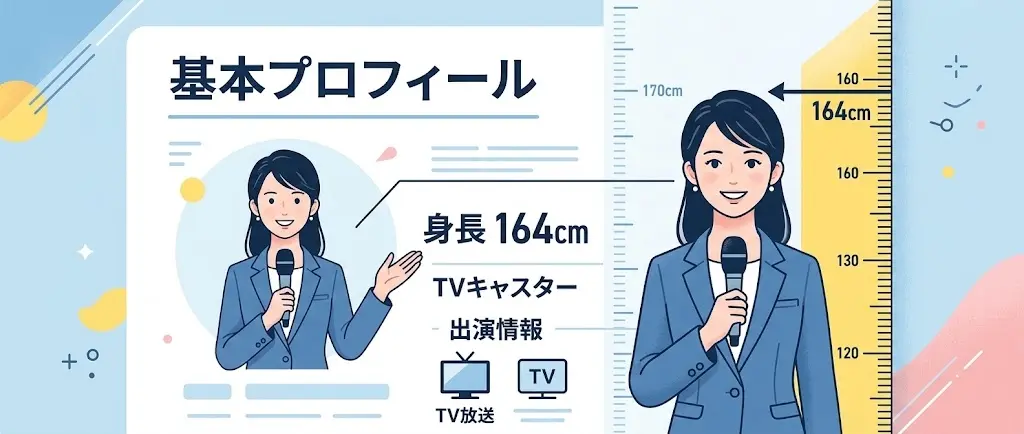 身長164cm生年1967年などのプロフィール表