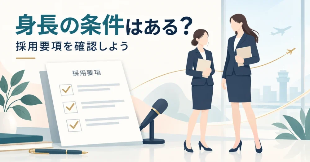 採用条件に身長の規定がないことを示す図