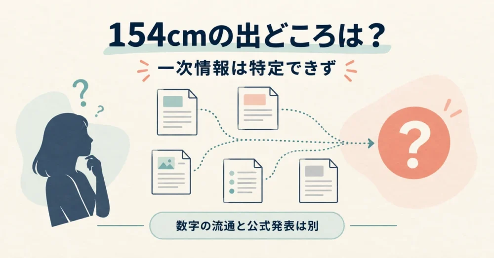 出どころをたどっても見つからない様子の図