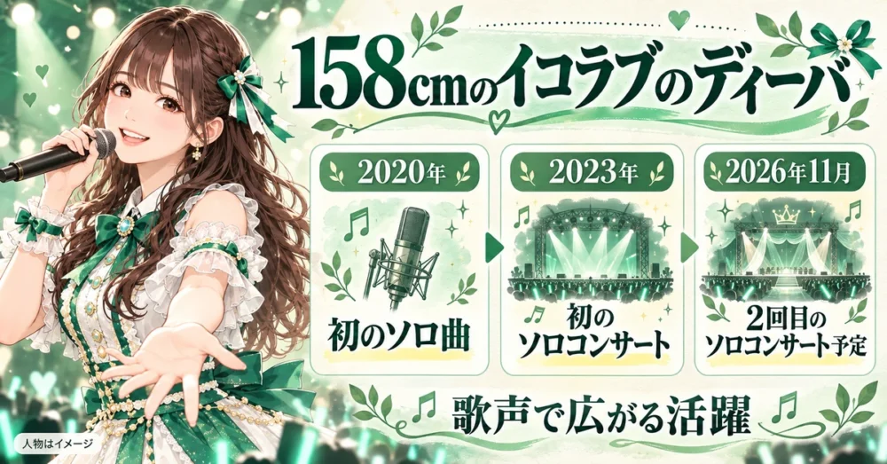 初のソロ曲からソロコンサートまでの歩み