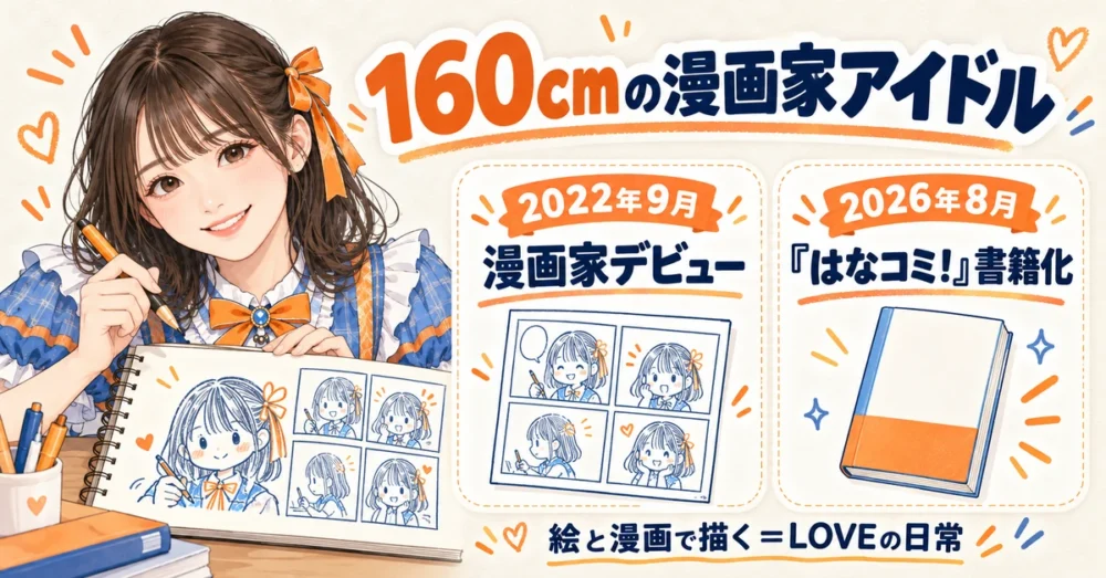イラストと漫画で活躍するアイドルの歩み
