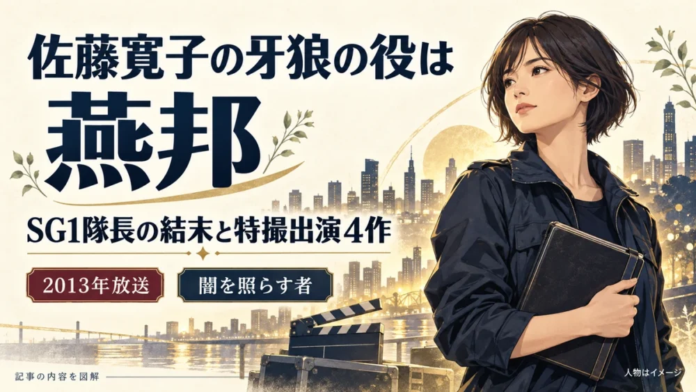 佐藤寛子の牙狼の役・燕邦を解説