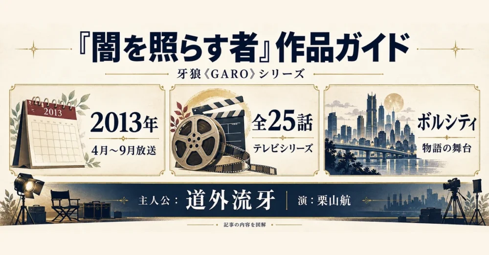 2013年放送・全25話の作品の基本情報